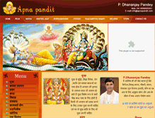 Tablet Screenshot of apnapandit.com